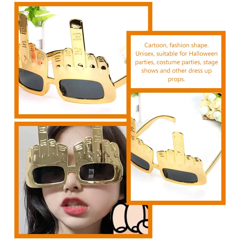 

4Pcs Funny Themed Eyeglasses Halloween Party Props Unique Cosplay Decorations Comfortable Wearable Gifts Party Glasses