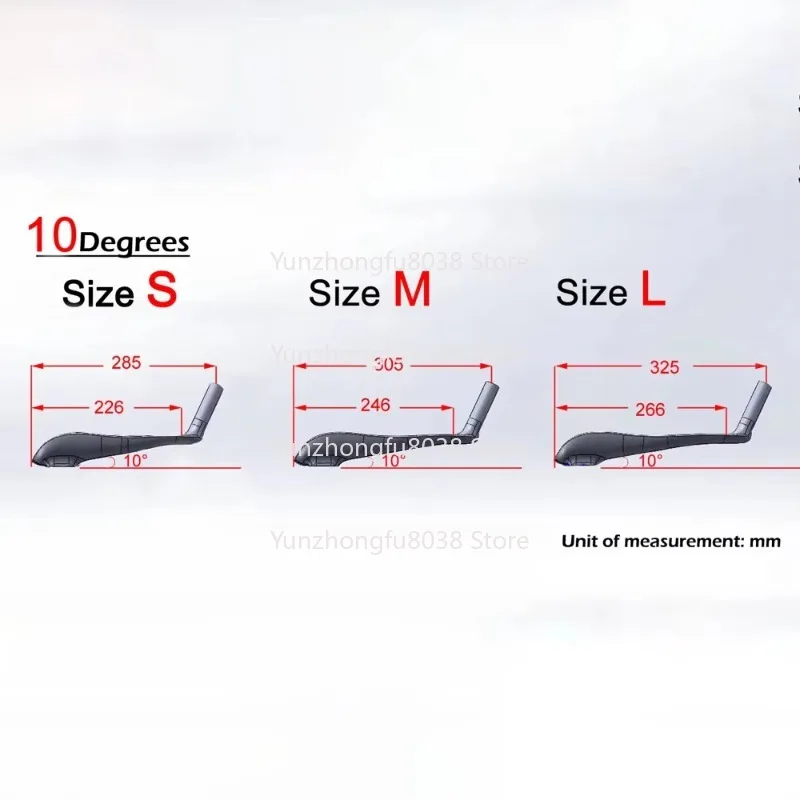 ألياف الكربون الترياتلون الوقت محاكمة الدراجة المقود TT106 مع 10 درجة 15 درجة اقتران 420 مللي متر عرض TT قضيب #3