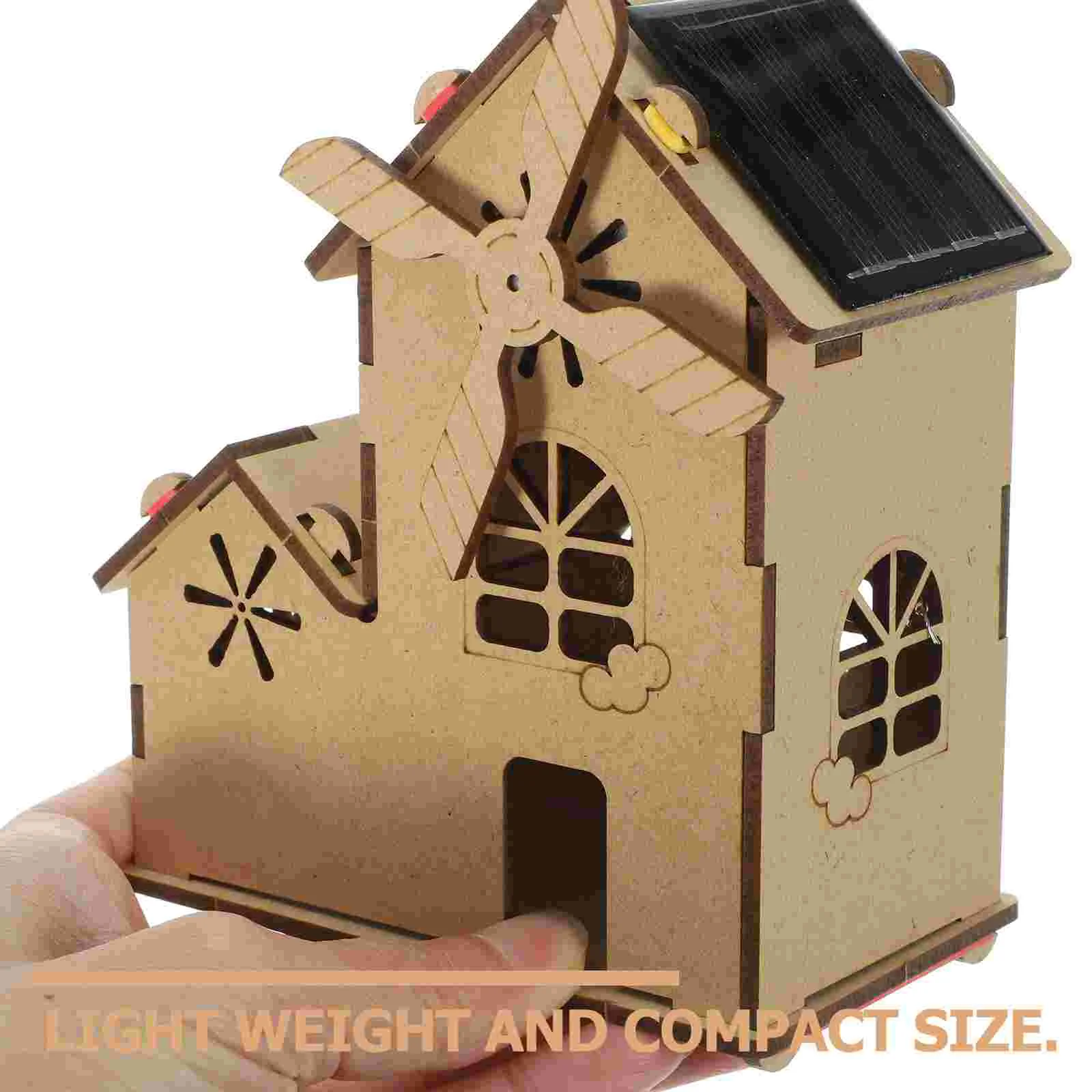 Tiny Houses DIY Solar Cabin Educational Engineering Experiments Toy Kit Science Kits Projects for Kids Child