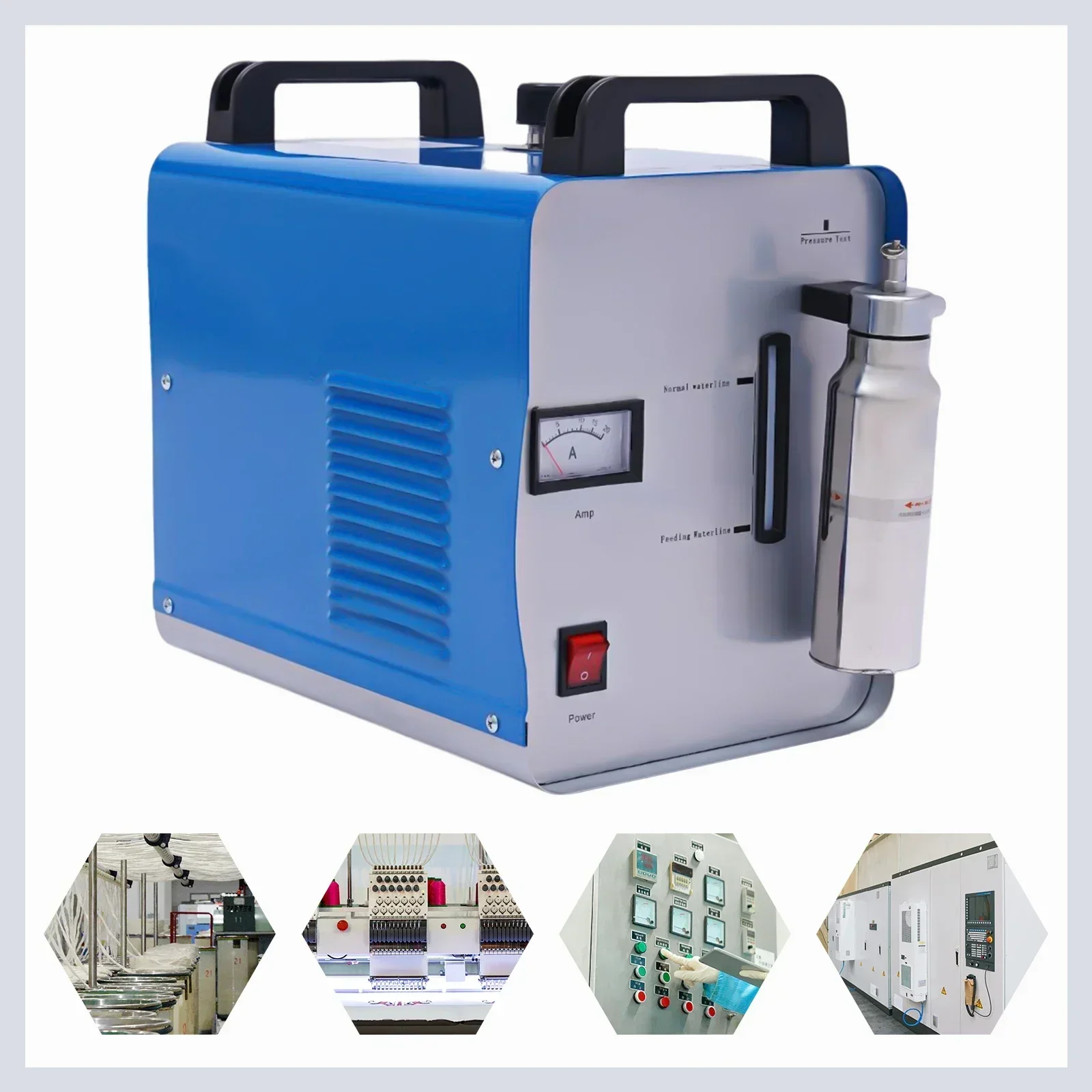 Oxygen Hydrogen Generator 95L/400W or 75L/300W Gas Flame Welder Acrylic Polisher Polishing Machine + 2 Torch Tip &1 Flame Torch