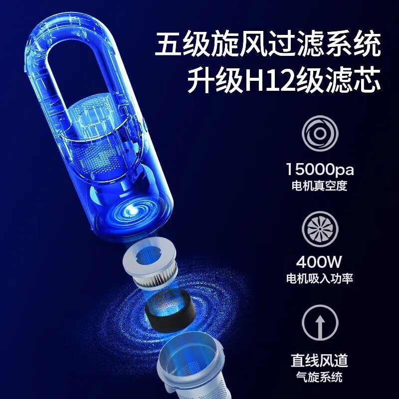 Powerful Handheld Vacuum Cleaner X5 for Home Pet Hair with Strong Suction and Wash Function