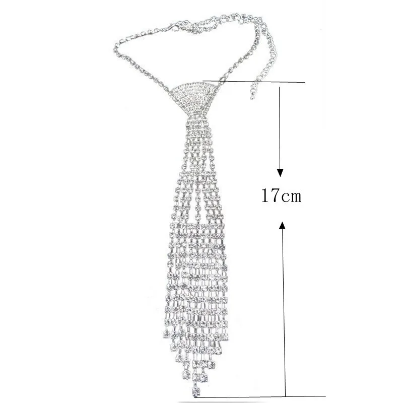 Changliu سو التعادل المعلقات أزياء المرأة الفاخرة تألق حجر الراين قلادة حزب المجوهرات