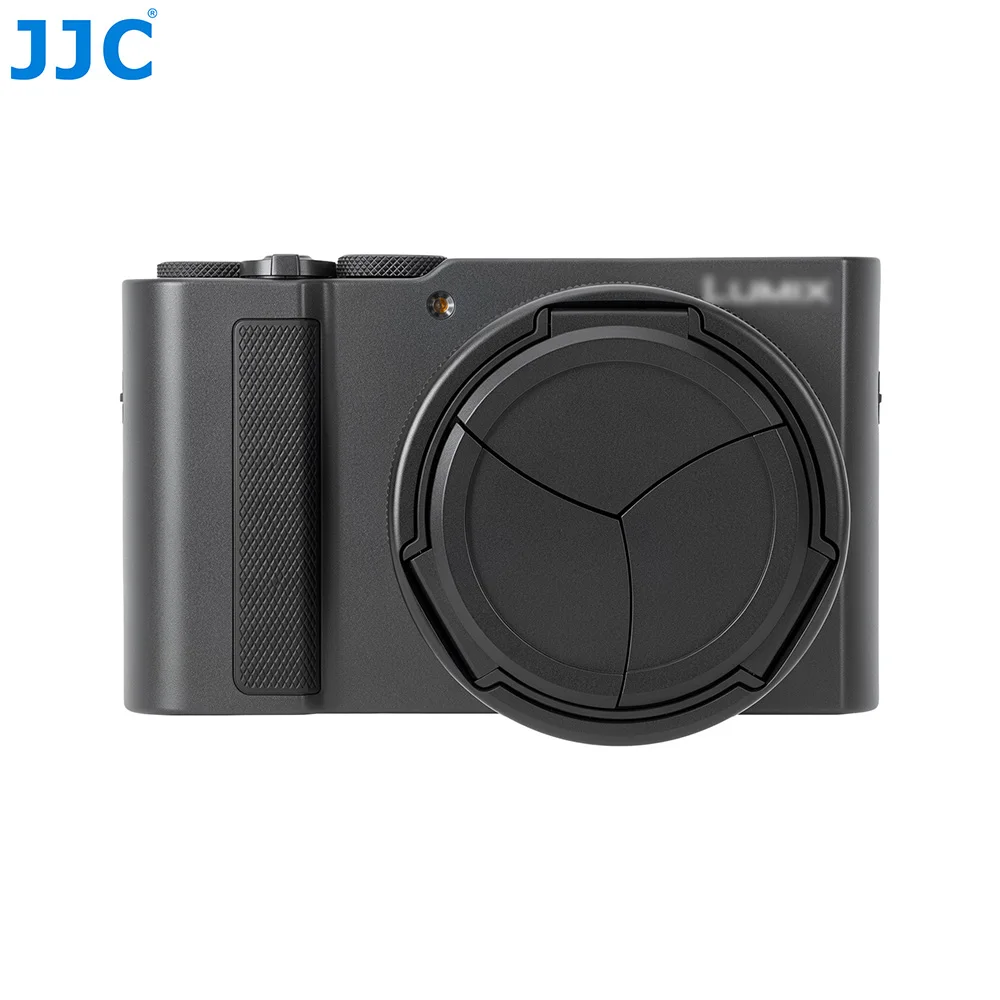 JJC Objektivdeckel für Panasonic Lumix ZS300 TZ300 Auto-Objektivabdeckung Aluminiumlegierung Objektivschutz Kompaktkamera-Zubehör – Detail 11