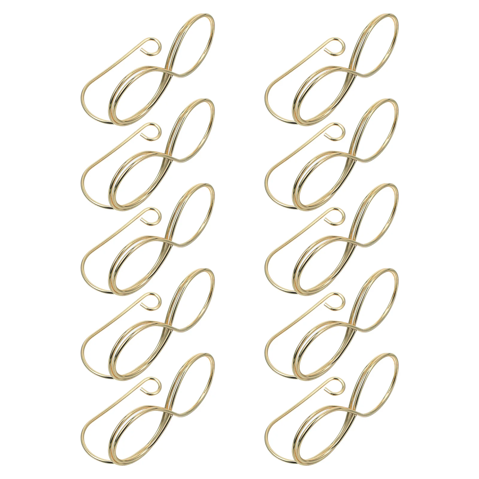 

10Pcs Standing Memo Holders Creative Shape Paper Clips Table Card Holders Photo Display Clamps Paper Clips Paperclips