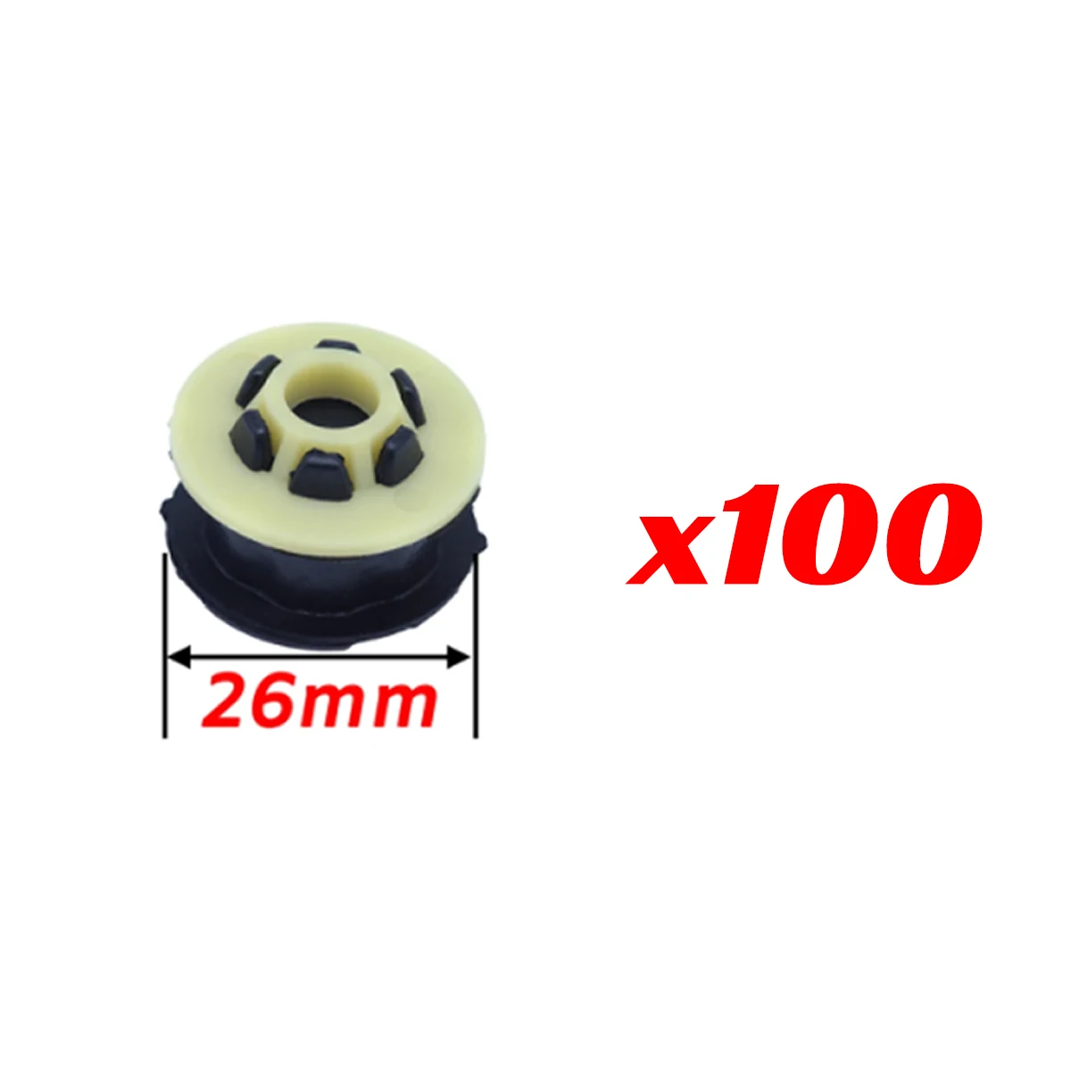 

100pcs For Dacia Renault Logan I II III Rubber Sleeve Gears Shift Lever Bushing Cable Assembly Clip Kit Manual Transmission