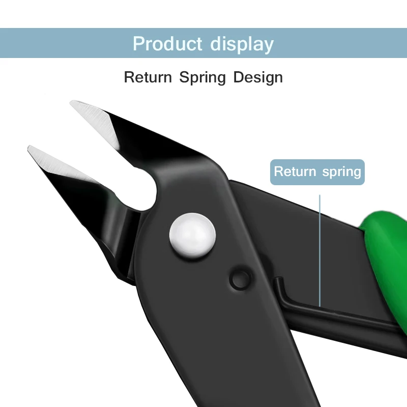 RELIFE RL-113 High Precision Diagonal Cutter with Sharp Jaws for Neat Cutting Non-slip Durable Phone Repair Wire Cutting Tool