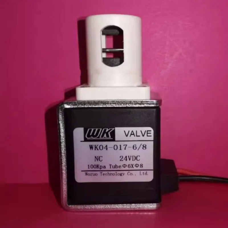 WK04 Normally Closed Solenoid Clamp Valve Squeeze Break Pressure Miniature Clamp Valve Diaphragm Valve Pinch Valve Stop Valve24V