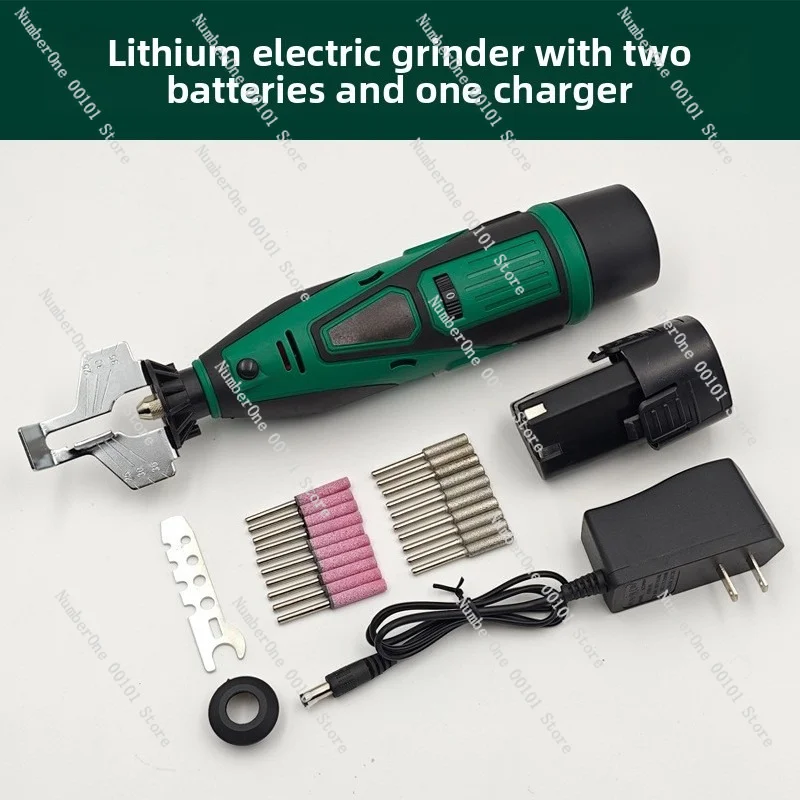 12V Cordless Chainsaw Sharpener Mini Die Grinder Multifunctional Handheld Lithium Grinding Tool