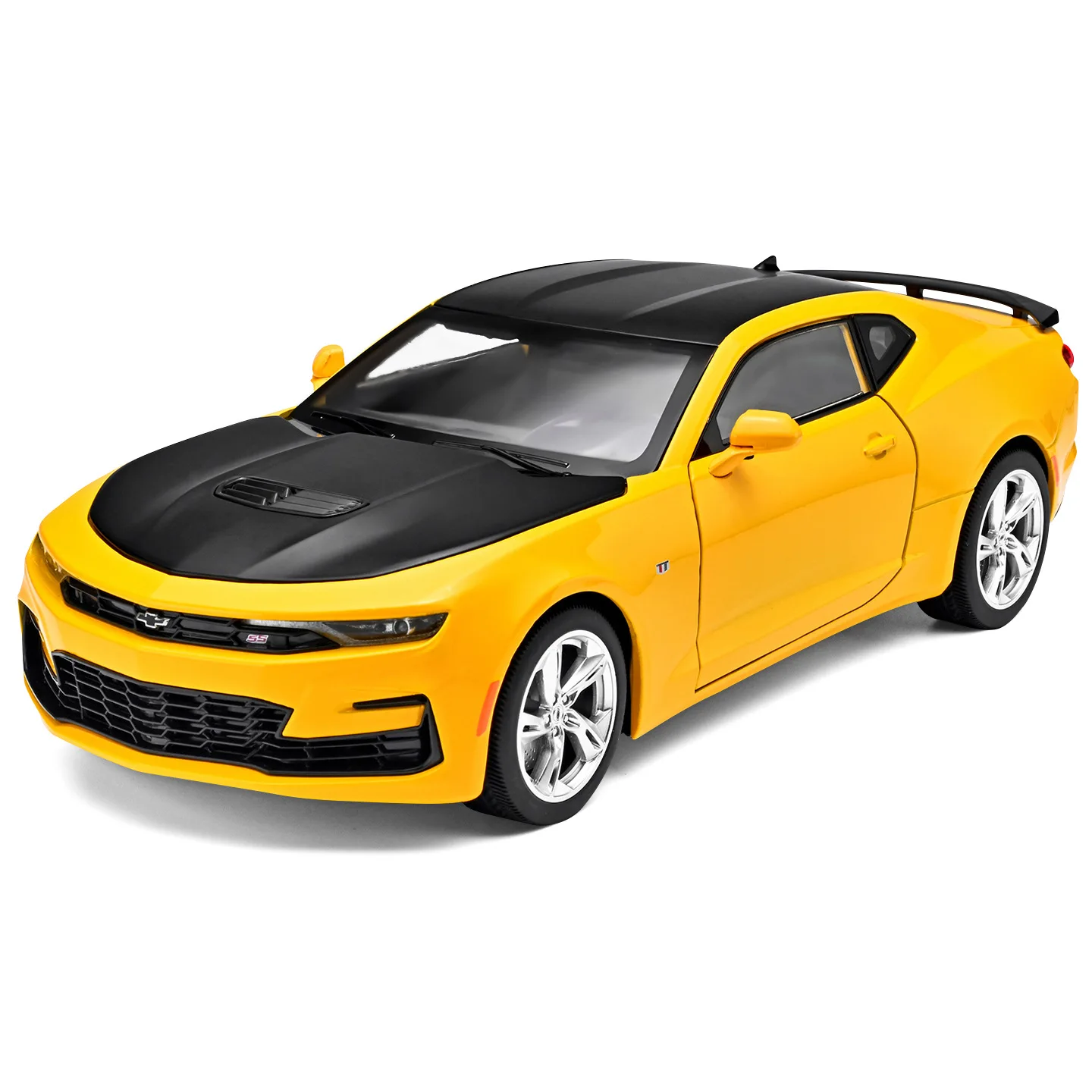 1:18 Chevy Camaro Track Version Alloy Sports Car Model Diecast Metal Racing Vehicles Bumblebee Ornament Toy Gift