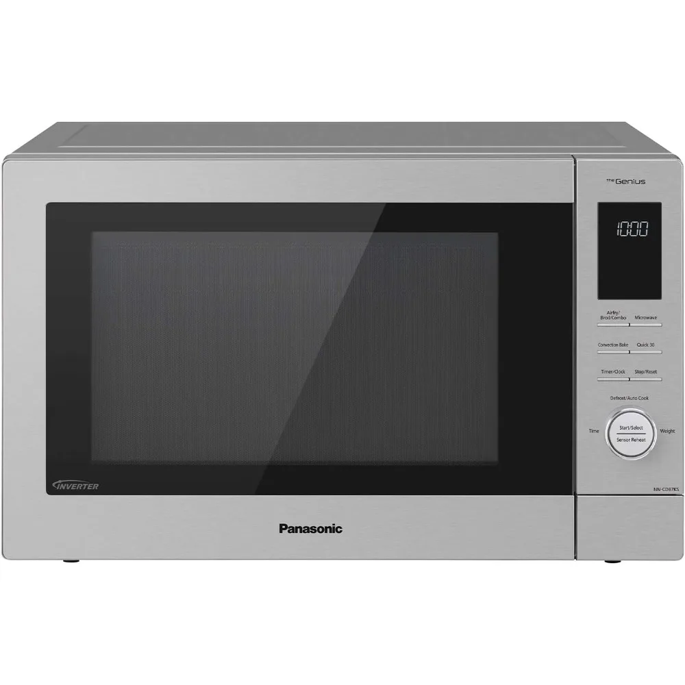 

HomeChef 4-in-1 Microwave Oven with Air Fryer, Convection Bake, FlashXpress Broiler, Inverter Microwave Technology, 1000W