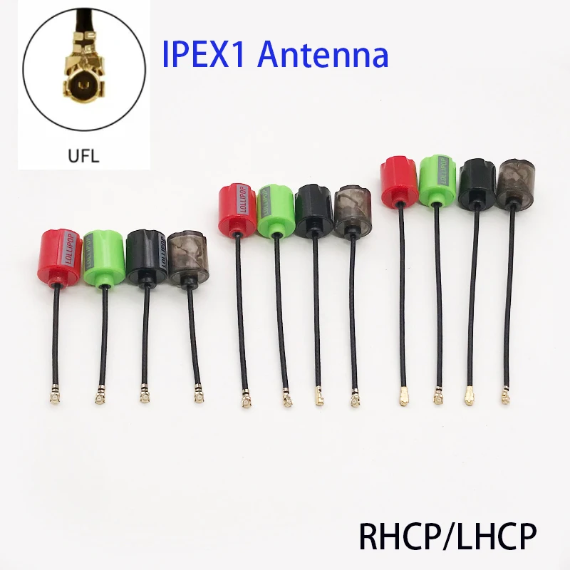 New 5.8G Lollipop5 FPV Antenna 2.8dBi ipex1 Connector LHCP RHCP For for DJI Caddx Digital VISTA Polar RunCam Link RC Drone Part