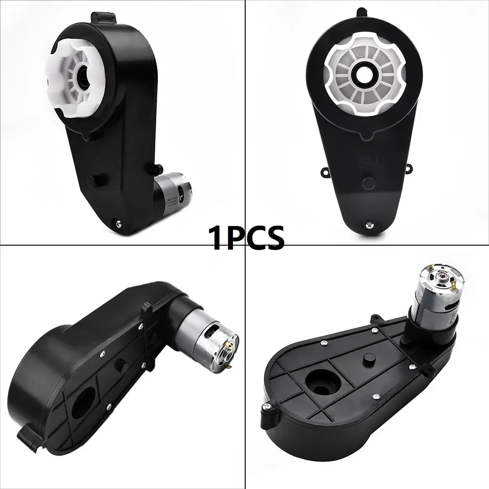 12V Electric Gearbox 40000RPM Black Car Electric Gearbox Portable RS550 Replacement Toy Practical High Quality