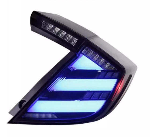 

TYPY Full Led Taillights Upgrade Taillights Rgb Seven Color Taillights for - 10th RGB Hatchback 2016-2021 Hatchback
