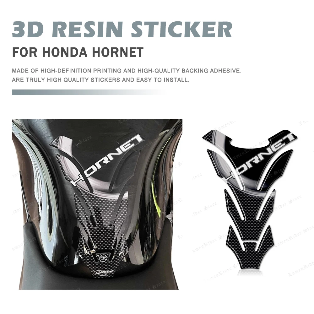 

For Honda Hornet Motorcycle Accessories 3D Epoxy Resin Sticker Tank Pad Protection Sticker
