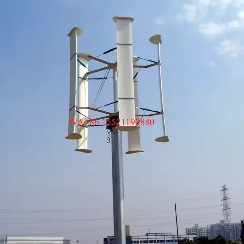 WMWMNU for Gaoyue 1kW Wind Turbine Generator System 24V 48V 96V Real Power Residential Windmill for Home Use 10 Year Warranty