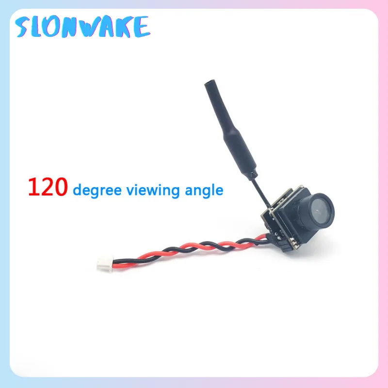Only 3.6g mini 5.8G FPV 48CH 25mW Transmitter VTX-CAM with 600TVL 120 degree AIO Camera for RC indoor FPV Racing Drone Parts