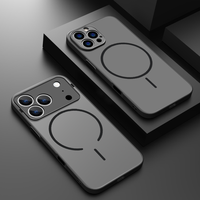 Phone Case For iPhone 17 Pro Max Funda iPhone 16 15 Pro Max 14 13 Air 16e Magnetic For Magsafe Wireless Charge Matte Cover Coque
