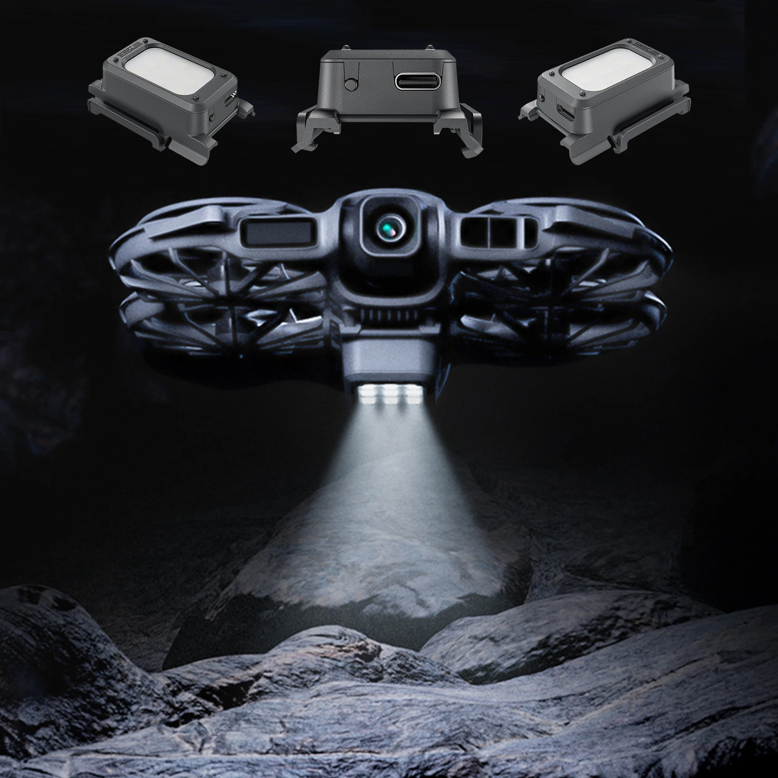 Drone Led Light - Прозрачный ночной светильник для полетов с