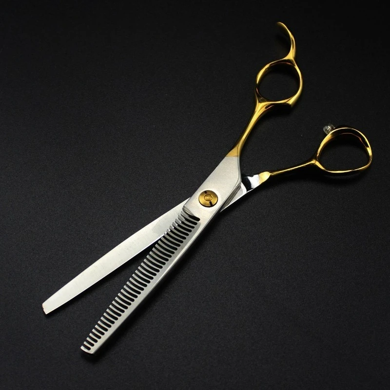 Pack of 4 Pet Beauty Scissors Straight Cut Fish Bone Teeth Professional Cosmetologist