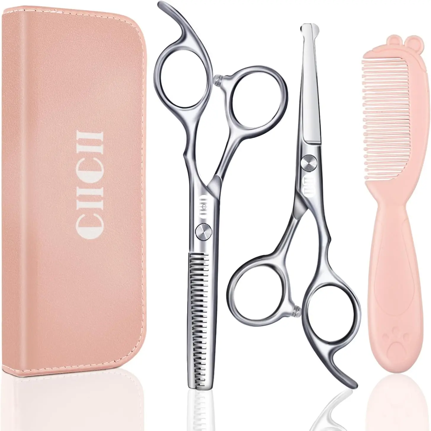 

Набор детских ножниц для стрижки волос с безопасными закругленными кончиками для малышей и детей, для домашнего и салонного использования