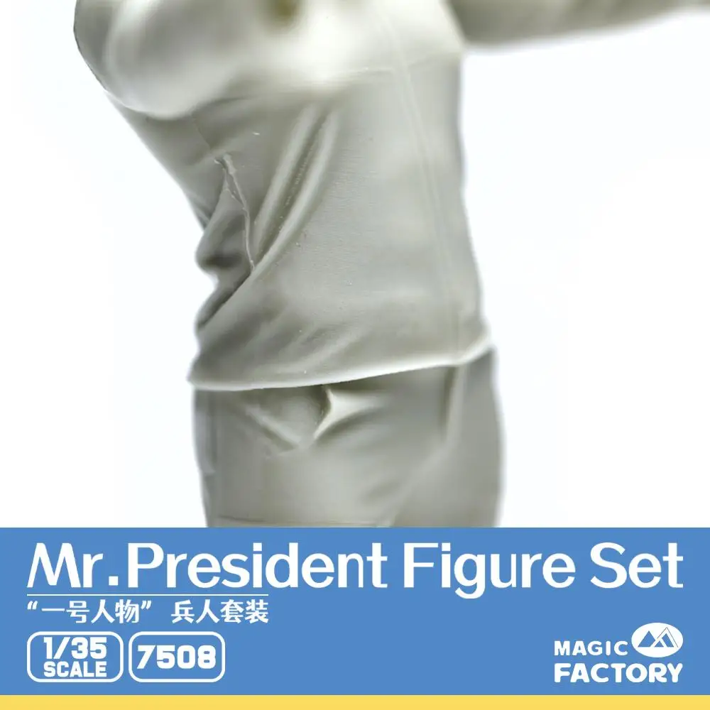 MAGIC FACTORY-Ensemble de figurines Mr.President, kit de modèle en plastique, 7508, 1/35