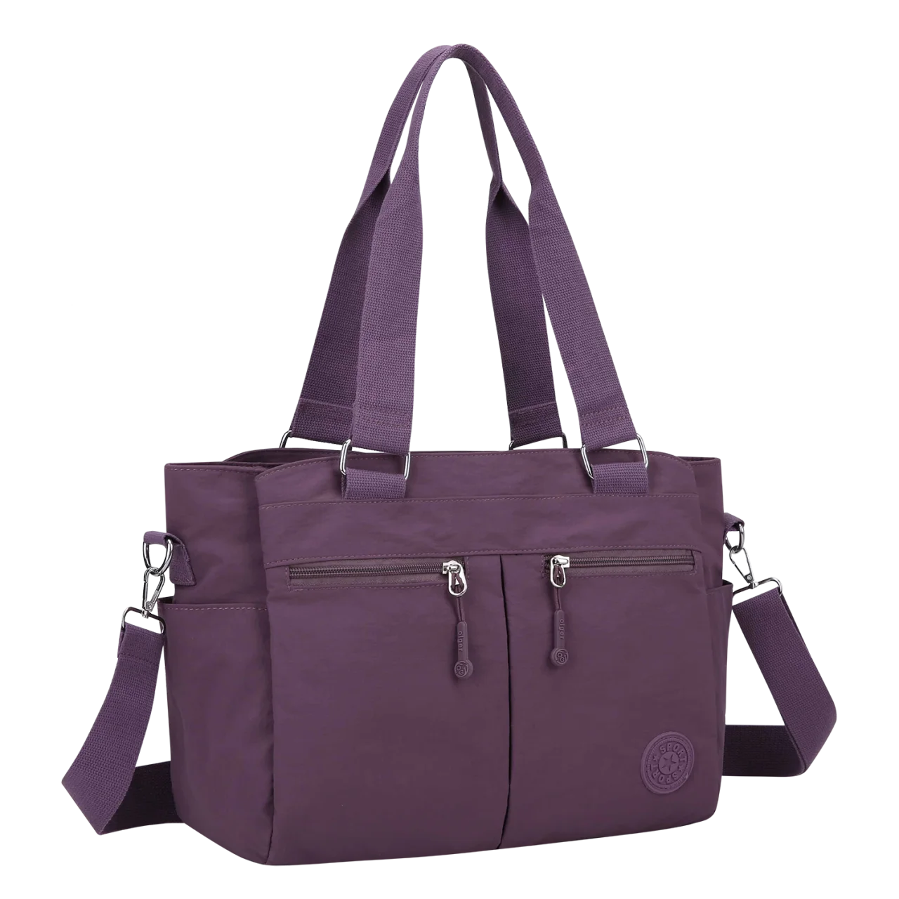Damen-Shopper aus Oxford-Gewebe mit großer Kapazität, leichte, strapazierfähige Schultertasche, Handtasche für Freizeit, Arbeit, Pendeln und Reisen. – Detail 12