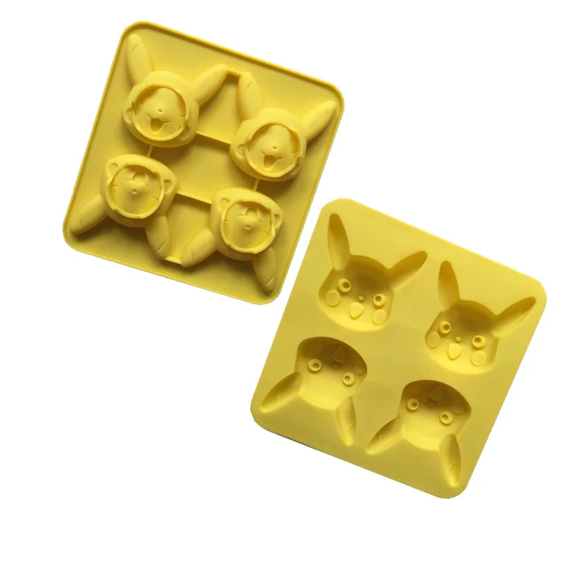 Kawaii Pokemon Cartoon Cookies Mold Figure Toys Pikachu Reusable Diy Baking Tools Pikachu Cakes for Party Christmas Gift