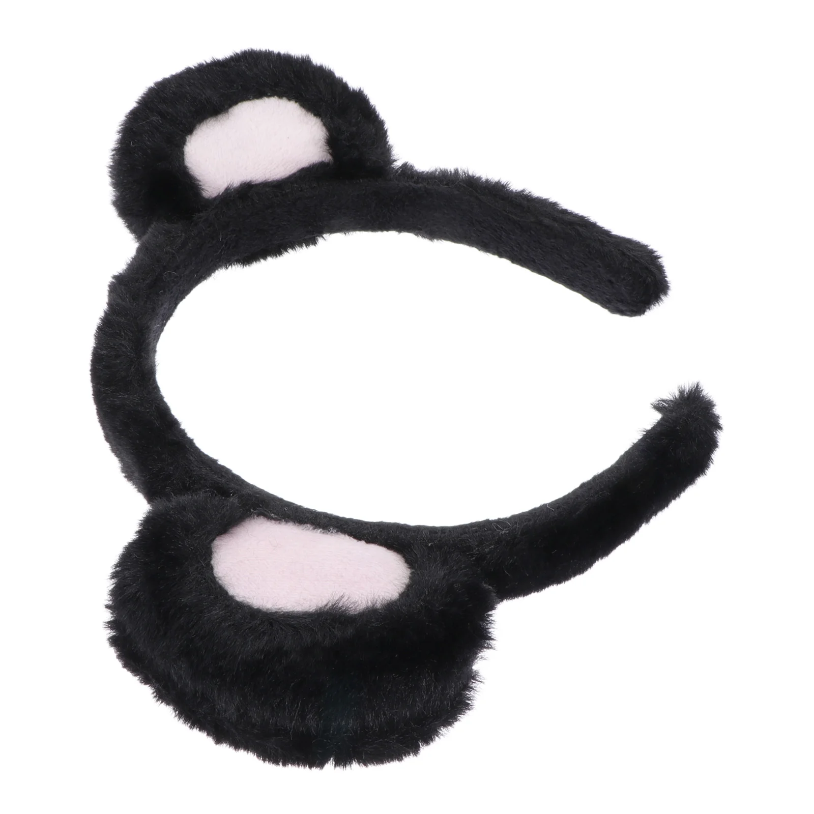 Bear Headband Ears Adult Halloween Hair Accessories for Girls Pink Gloves Costume Female Decor Hairband Eye-catching Trumpet