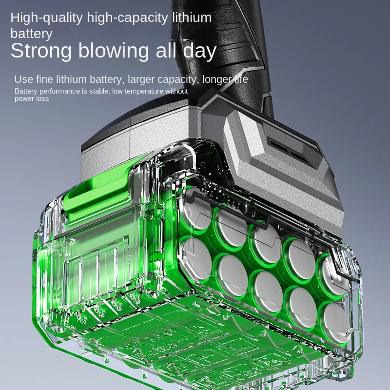Batteria al litio Ventilatore per foglie tempeste Ventilatore violento industriale Turbina per rimozione polvere Ventilatore d'acqua Ventilatore portatile ad alta potenza 