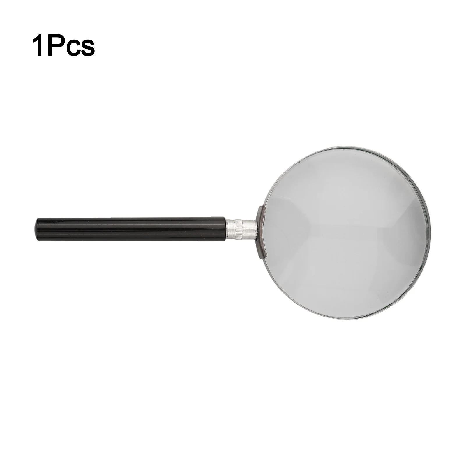 5X Magnification Handheld Magnifier Magnifying Glass Handle 75mm To100mm 2inch Plastic Handle Test Measurement Inspection