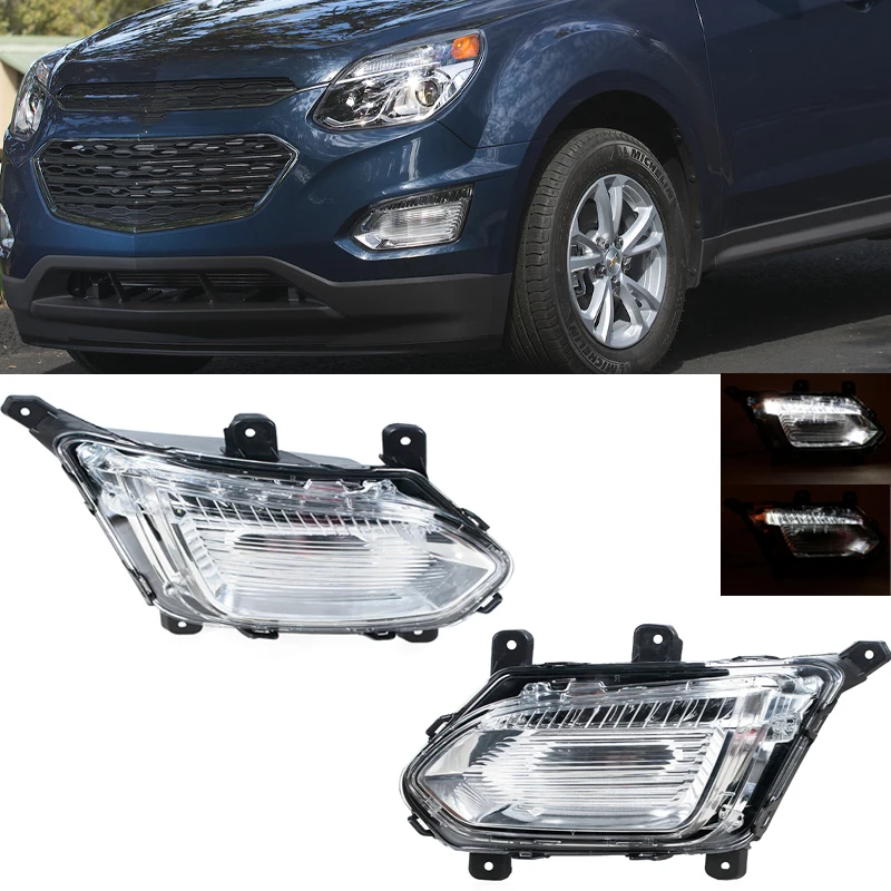 

Car LED Daytime Running Lamp For Chevrolet Equinox L LT LS 2016 2017 Fog Lights Headlights Signal Light GM2593316C 23375569