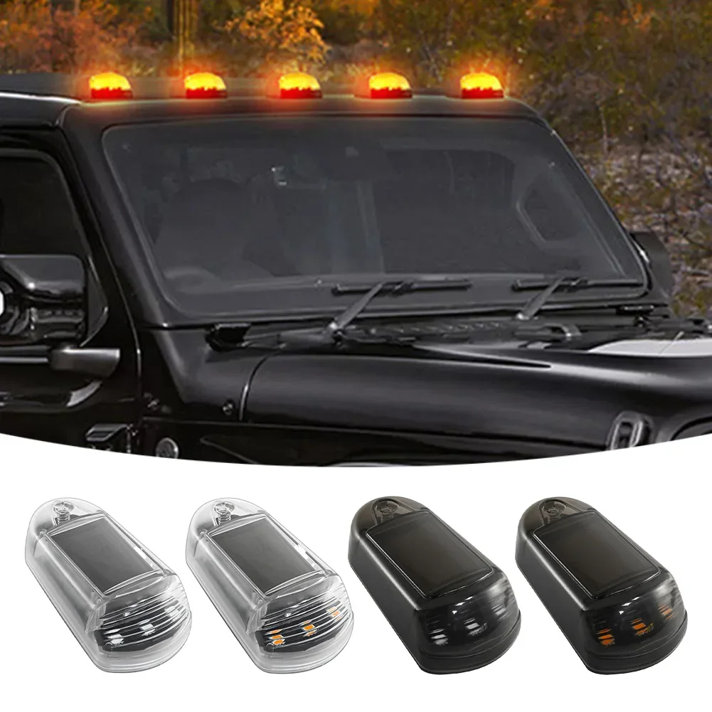 5X أضواء الكابينة الشمسية اللاسلكية Led أضواء سقف الكابينة شاحنة سقف لاصق الكابينة ضوء المصباح مقاوم للماء لسيارات الدفع الرباعي RVs المقطورات الإضاءة