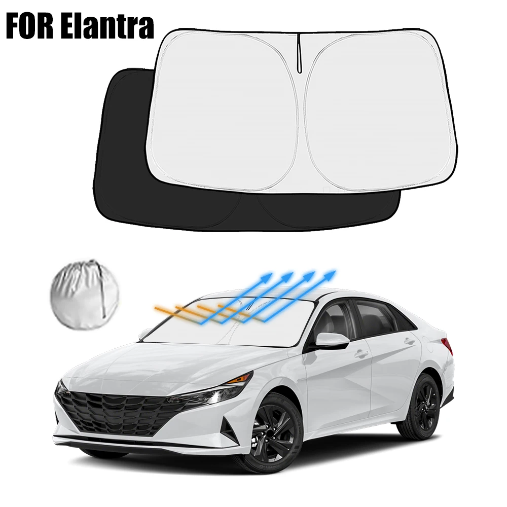 

Для Hyundai Elantra 2017 2018 2019 2020 лобовое стекло автомобиля солнцезащитный козырек на лобовое стекло переднее окно солнцезащитный козырек козырек авто интерьер защита от ультрафиолета