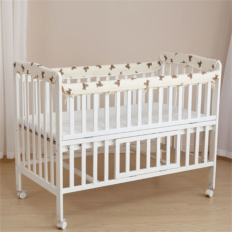 Crib Rail Guard voor peuters Babybed SoftEdge Protector Anti-Collision Strip