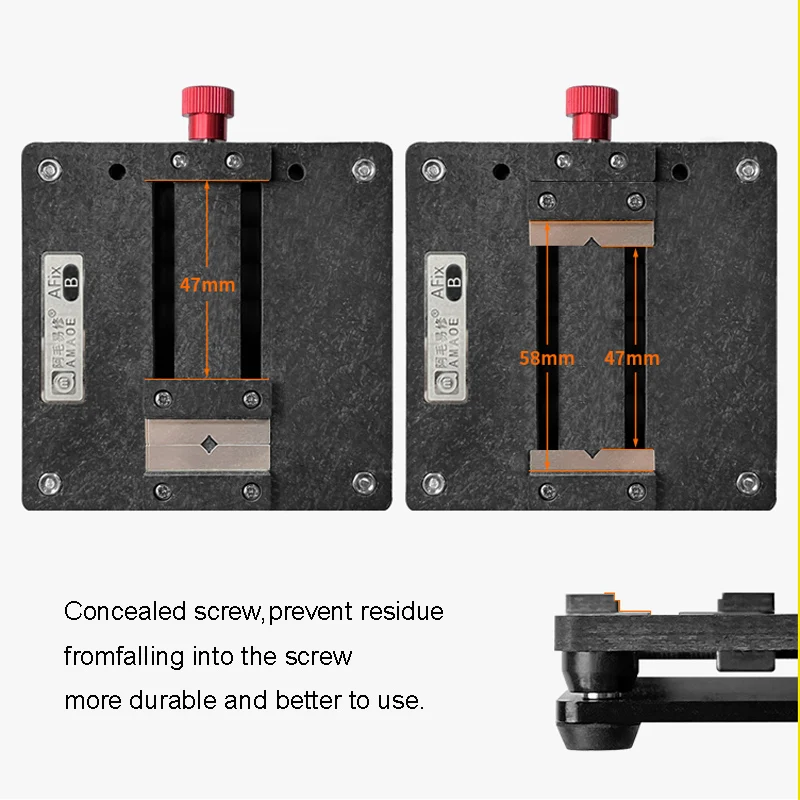 

Amaoe AFix-B Multifunctional IC Chip Glue Removal Fixture For Phone Motherboard Repair Holder Maintencance Clamp