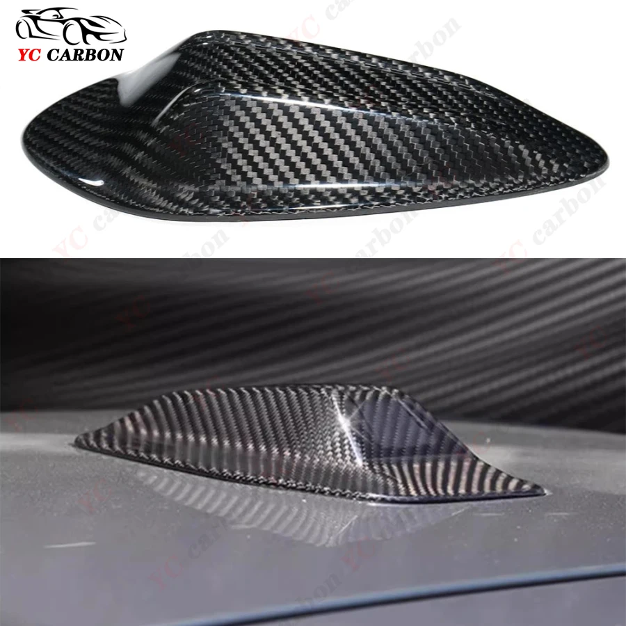 

For BMW X5 GO5 G18 X5M F95 X6 GO6 X6M F96 X7 GO7 Carbon fiber antenna cover shark fin signal cover decorative cover Body Kit