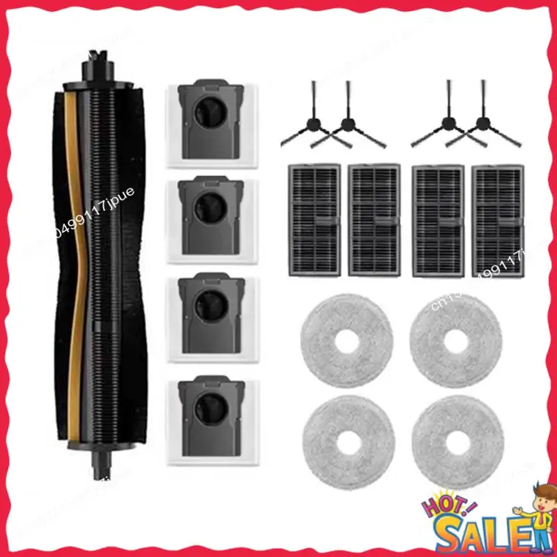 

BOFO For Dreame L10s Ultra Gen 2 / L30s Ultra Vacuum Cleaner Accessories Main Side Brush Mop Filter Dust Bags