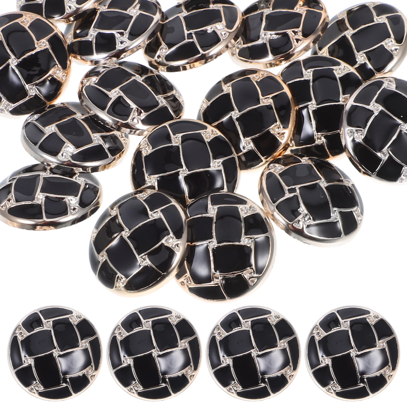 

20Pcs Unique Round Handle Buttons Versatile Application for Clothes Jackets Crafting Fasteners