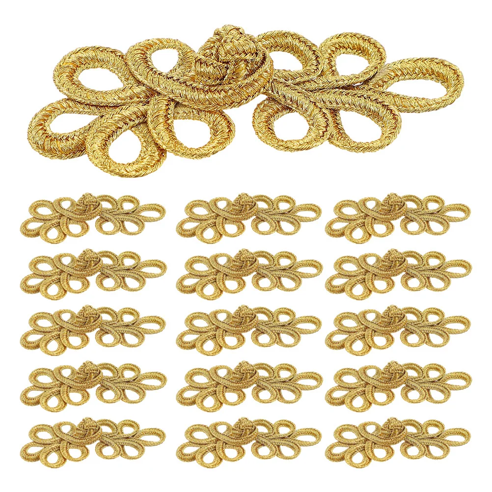 

16Pcs Chinese Style Sewing Buttons Exquisite Decorative Craft Buttons for Cheongsam Clothes Button for Crafting