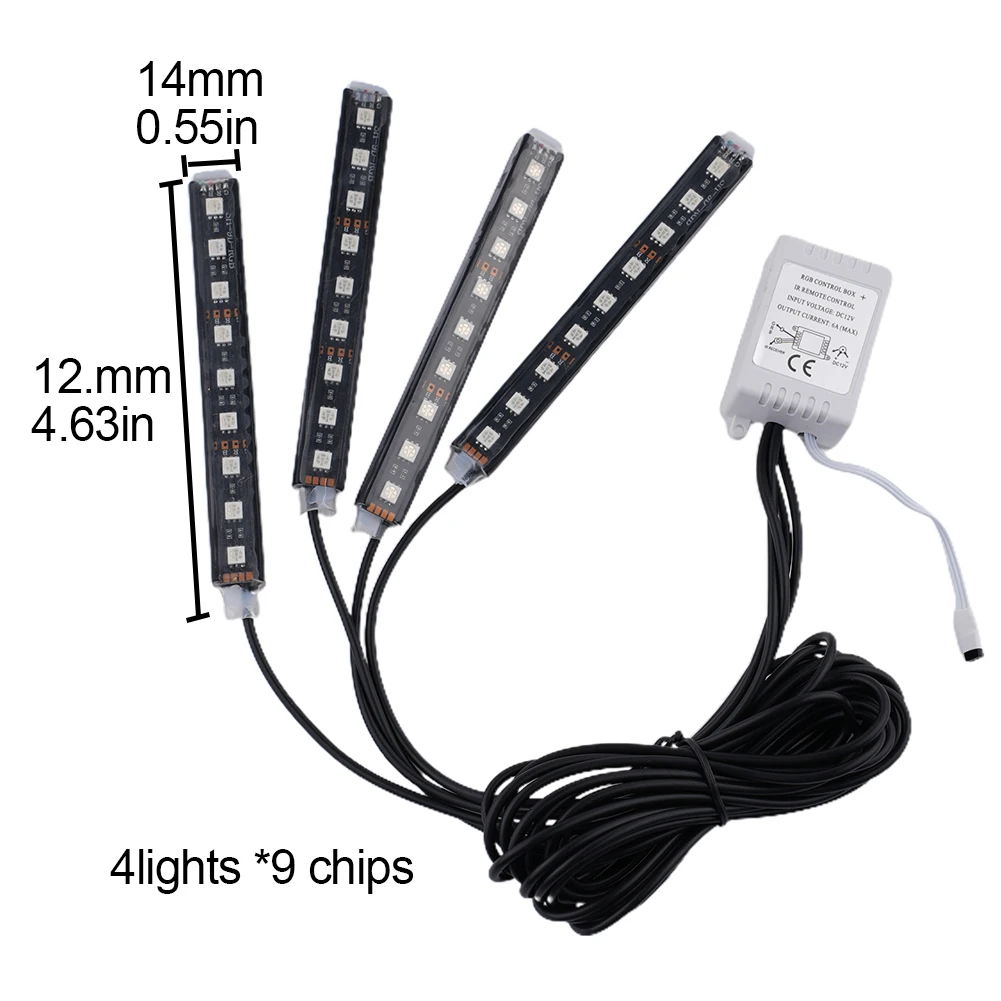 

Совершенно новый автомобильный внутренний светильник, атмосферный стиль, USB водонепроницаемый 12,2*1,5*0,8 см, внутреннее освещение с дистанционным управлением