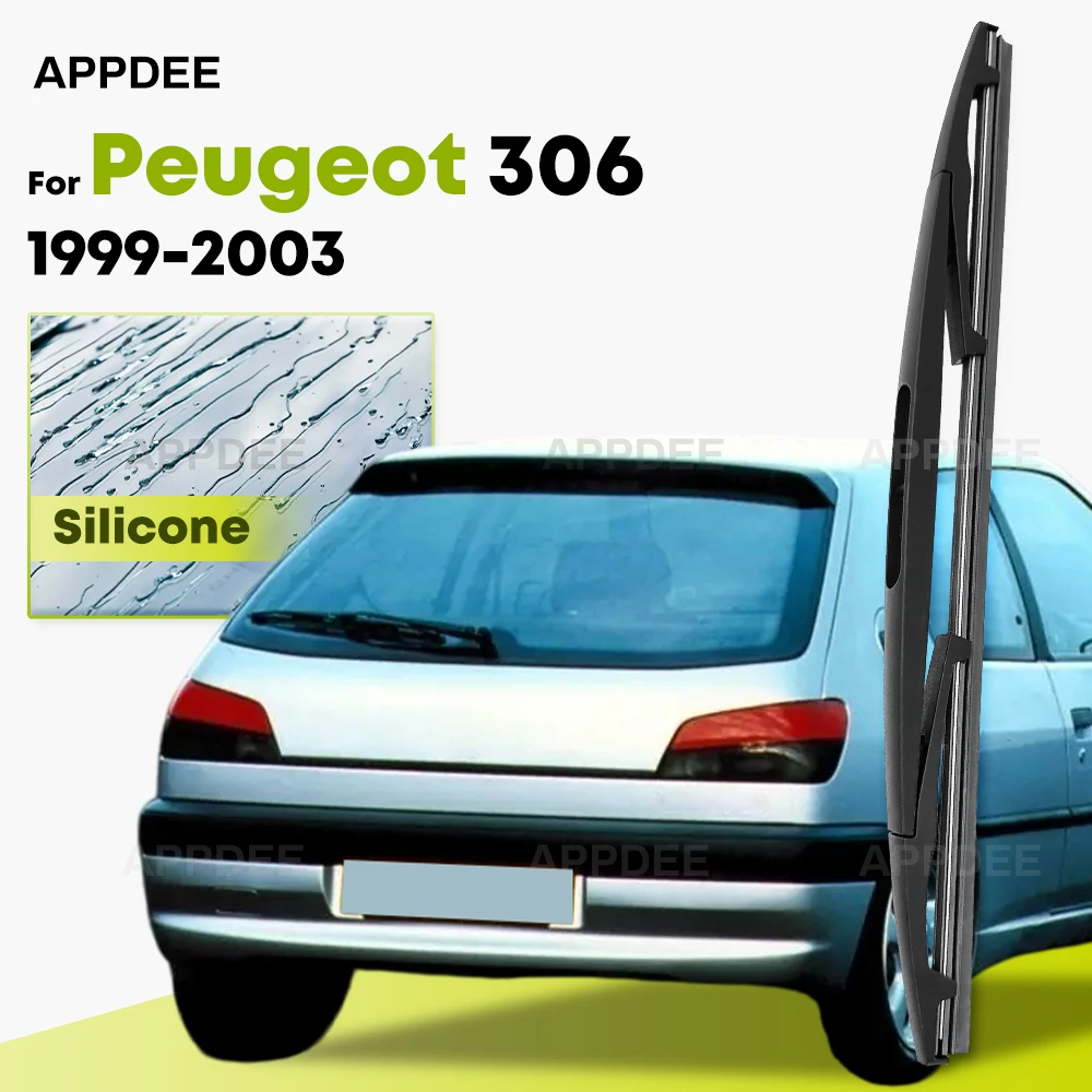 

Силиконовая задняя щетка стеклоочистителя для Peugeot 306 1999-2003, 16 дюймов, с покрытием, для заднего стекла