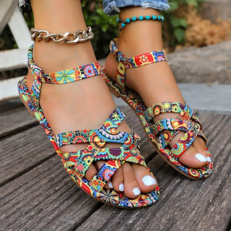 

Women Sandals Fashion Anti-slip Big Size Light Beach Shoes for Women 2026 Summer Comfortable Open Toe Sandals