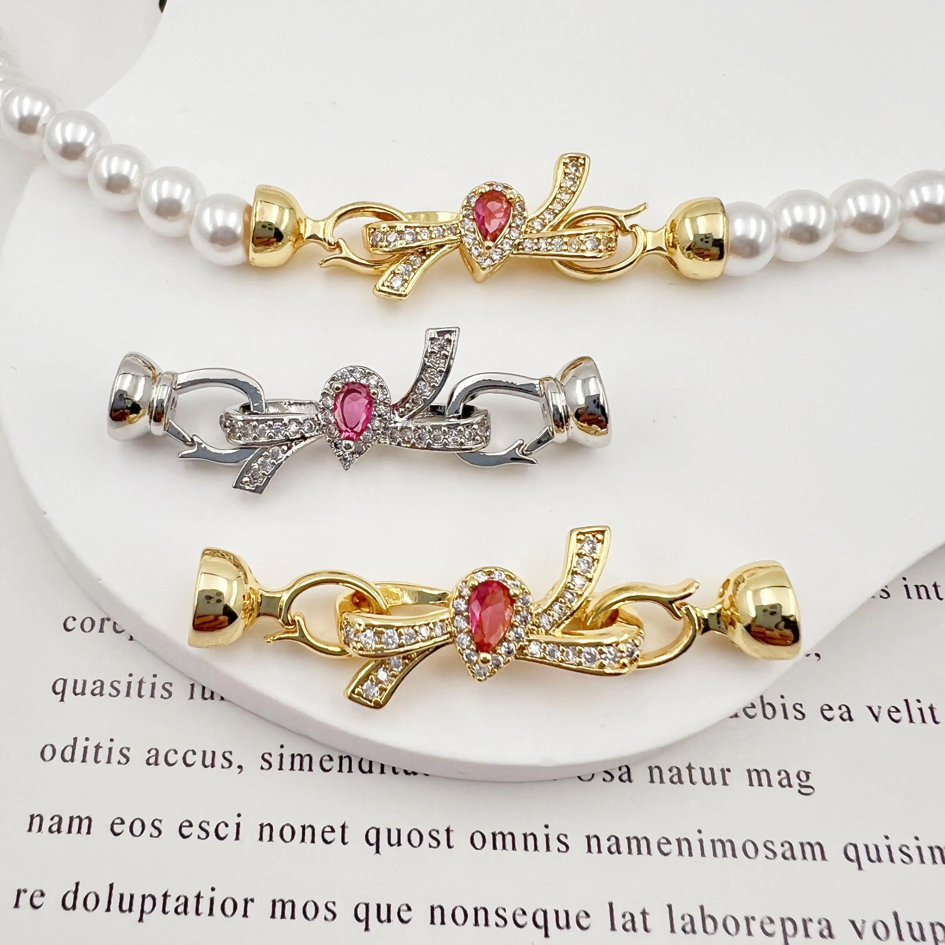 

1 Piece 18K Gold Plated Zircon Butterfly Necklace Bracelet Connecting Buckle Accessories DIY Jewelry Making Materials Wholesale