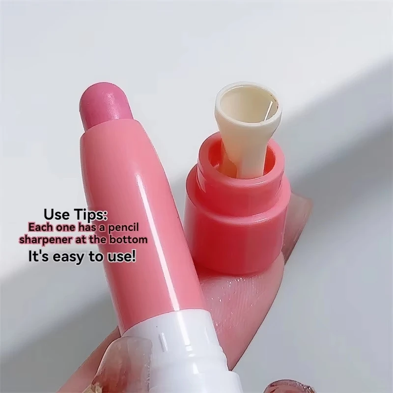 Matita per labbra opaca impermeabile Penna per rossetto viola nudo Penna per labbra in velluto opaco Contorno Trucco Labbra duraturi sexy Cosmetici