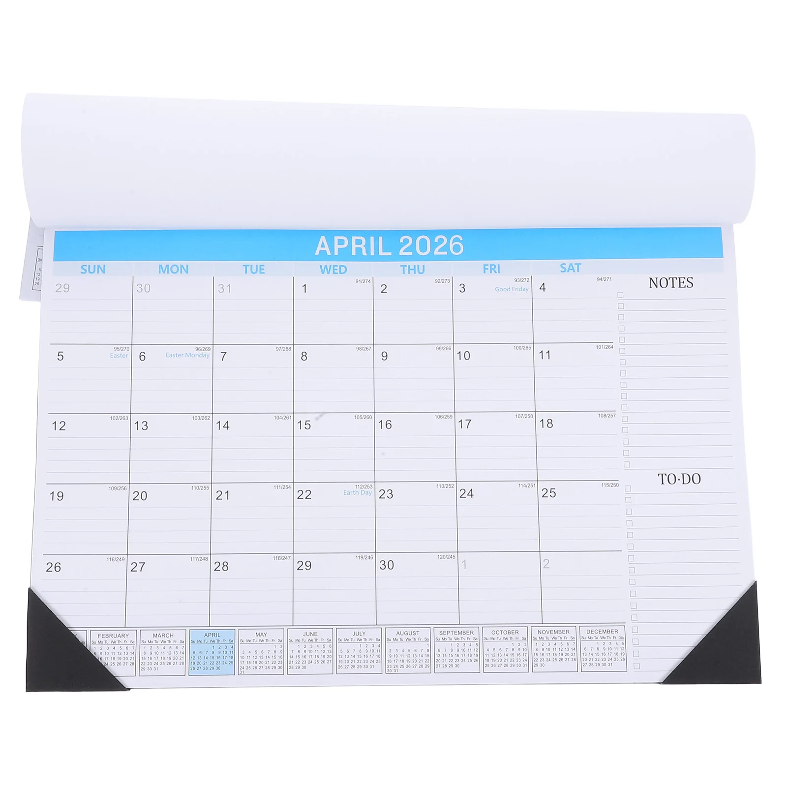 

18-Month Wall Mount Calendar July 2025 To December 2026 Large Daily Space For Home Office School Scheduling Printing Product