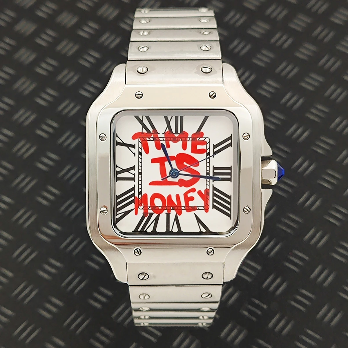 38 مللي متر NH35 حافظة مربع الطلب NH35 ساعة الفولاذ المقاوم للصدأ ساعة شعار مخصص ساعة رجالية ساعة أوتوماتيكية NH35 ساعة يد تعمل بالحركة #1