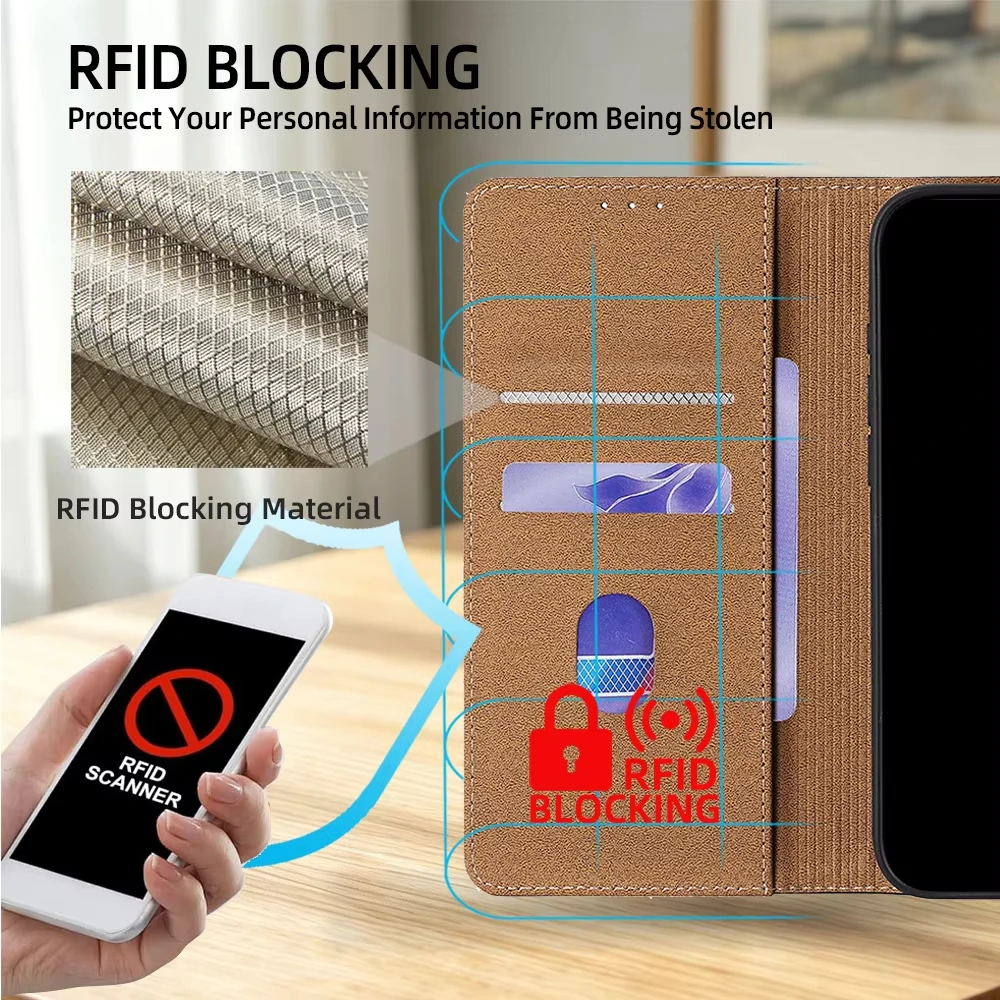 Crocodile Genuine Leather Magnetic Flip Wallet Case For Xiaomi 17T 15T Pro 14T 13T 12T 11T Pro 10T 11 Lite All-inclusive Cover