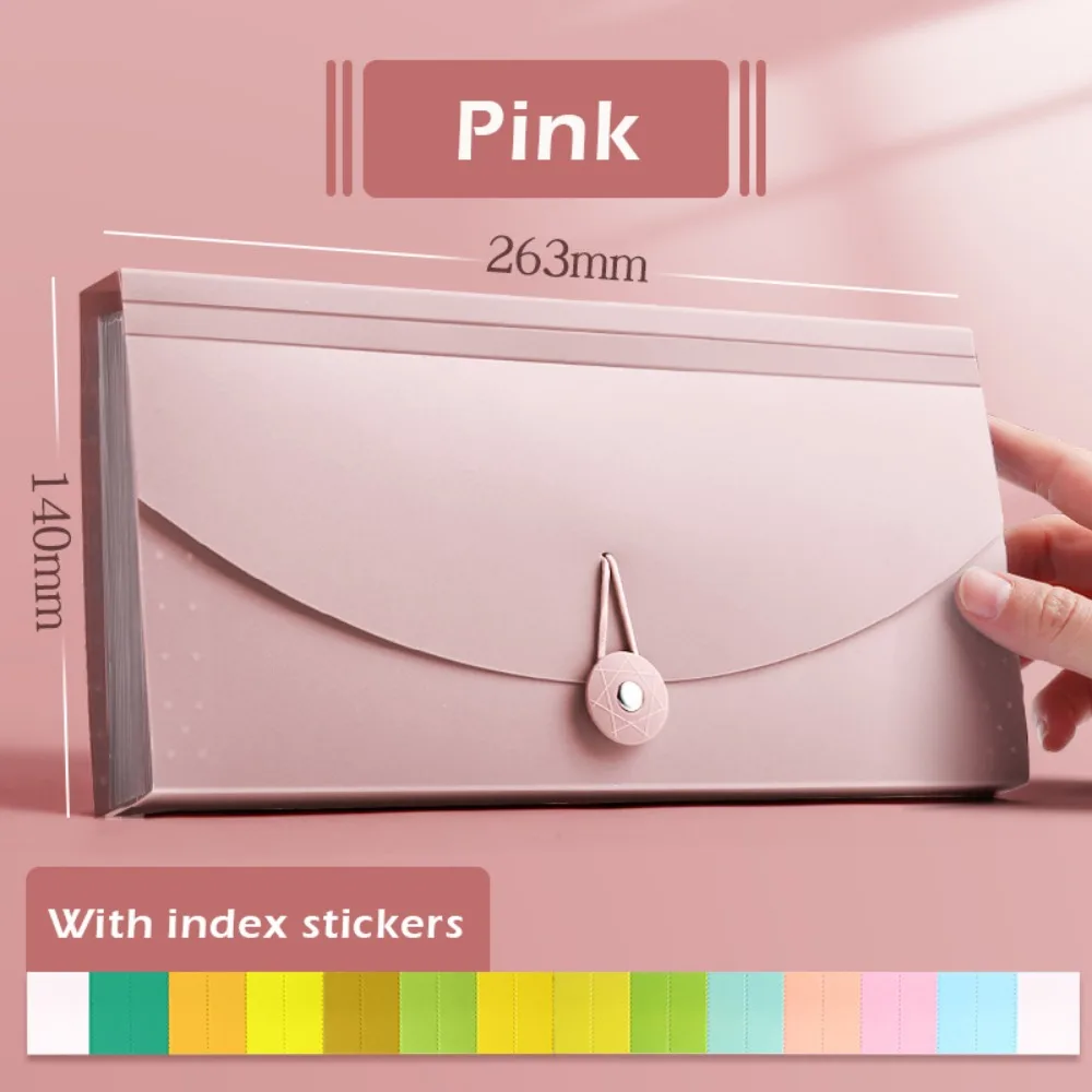 

Простая папка-органайзер PP B6, расширяемая, большой емкости, на 13 отделений, для хранения билетов и счетов, для студентов