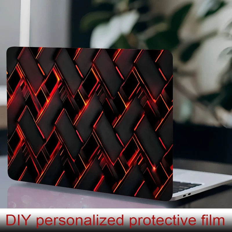 

2 laptop stickers Geometric Facets Protective film, DIY scratch resistant sticker