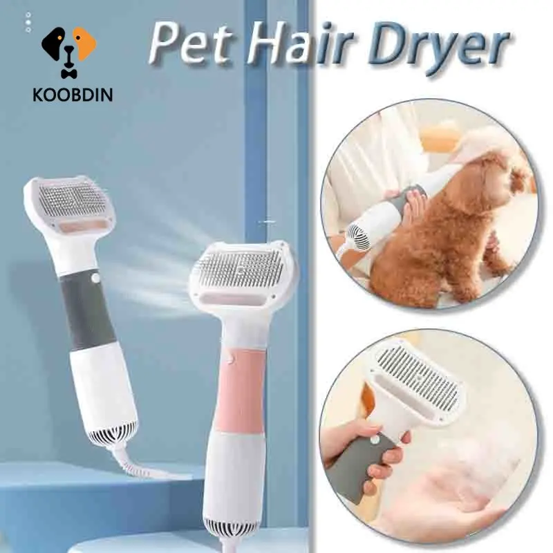 New pet hair comb pet hair comb pet hair dryer high wind hair removal comb electric hot air comb